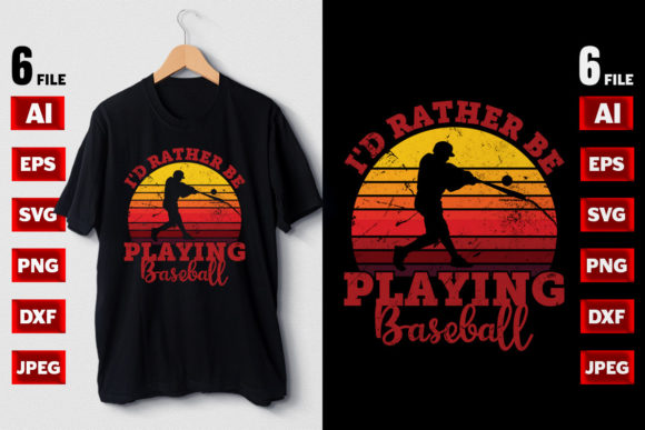 Baseball T-shirt Design, Retro, Vintage Graphics and T-Shirt Designs