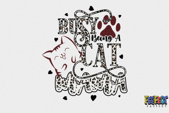 Busy Being a Cat Mom Sublimation Graphics and Print Templates Review