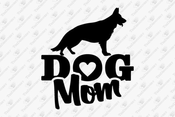 Dog Mom German Shepherd Owner Graphics and T-Shirt Designs Review