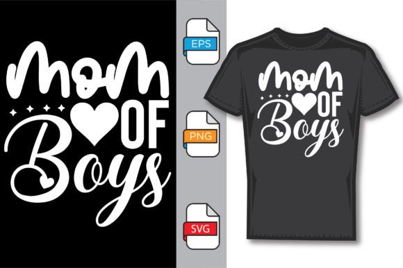 Mom of Boys Sublimation T-shirt Graphics and T-Shirt Designs Review