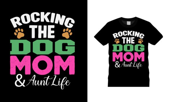 Rocking the Dog Mom T Shirt Design Graphics and T-Shirt Designs Review