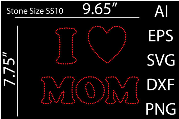 This is Our Printable Mom Rhinestone De Graphics and Print Templates